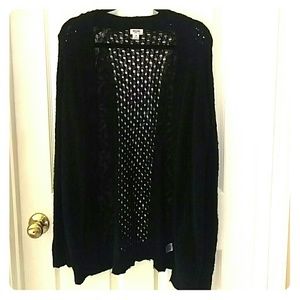Mossimo black knit cardigan